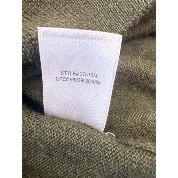 Alan Flusser Merino Wool Blend Collared Sweater Size Large - Picture 7 of 7